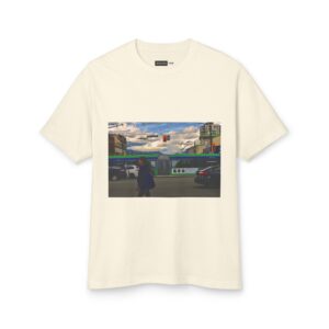 Urban Vibe Unisex Heavyweight Tee -Vancouver  Street Scene Graphic T-Shirt