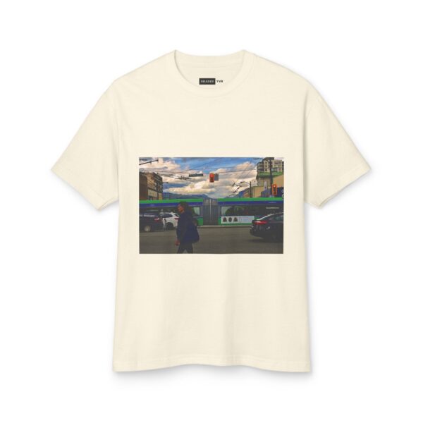 Urban Vibe Unisex Heavyweight Tee -Vancouver  Street Scene Graphic T-Shirt
